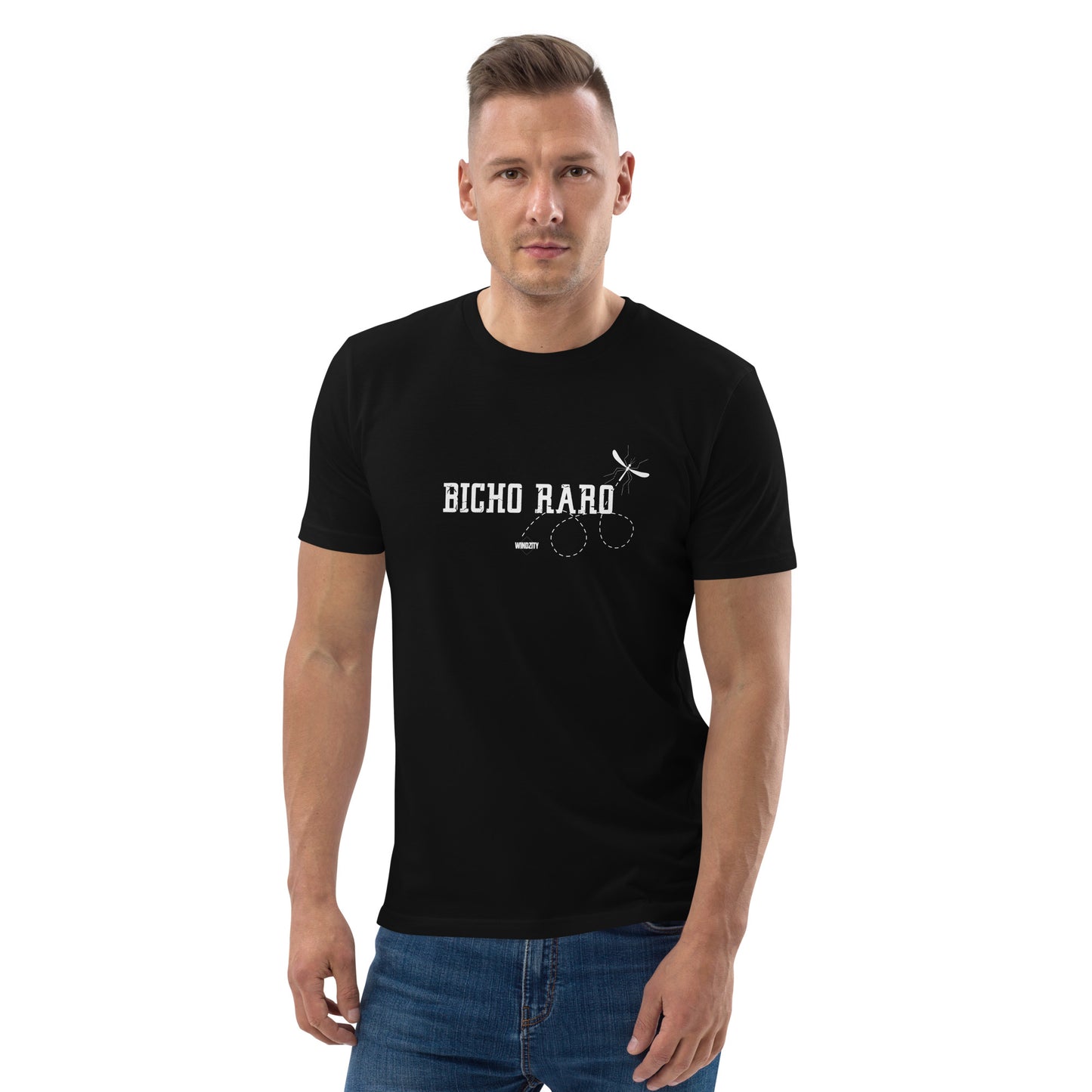 Camiseta de algodón orgánico unisex Bicho Raro black