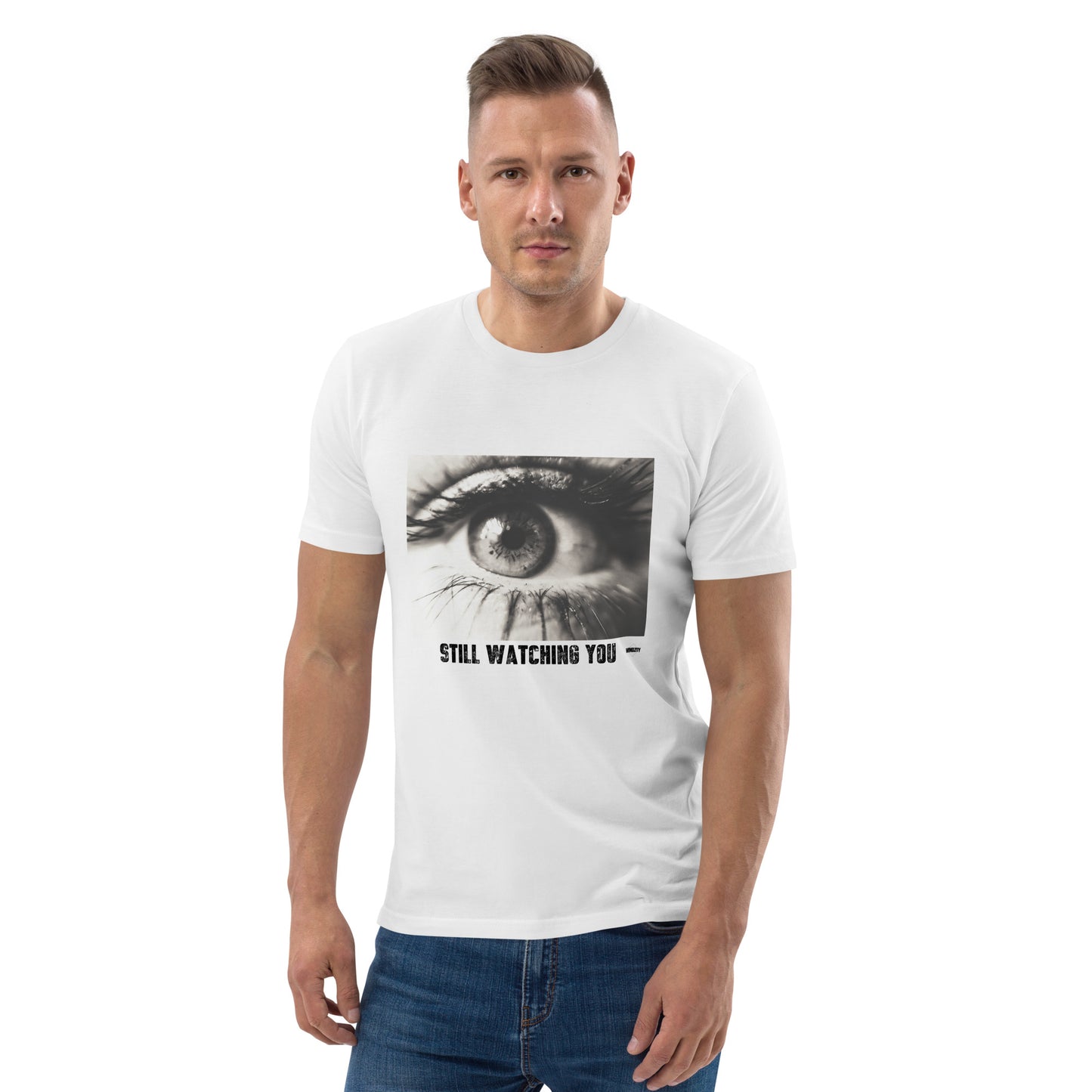 Camiseta de algodón orgánico unisex Still Watching You