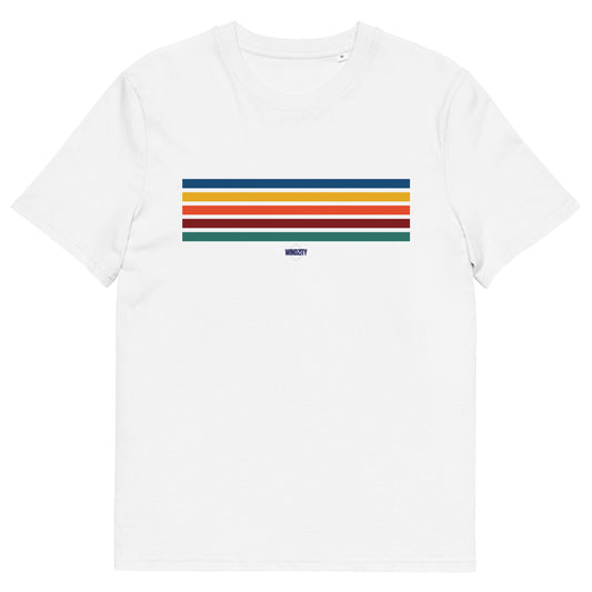 Camiseta de algodón orgánico unisex Stripes One