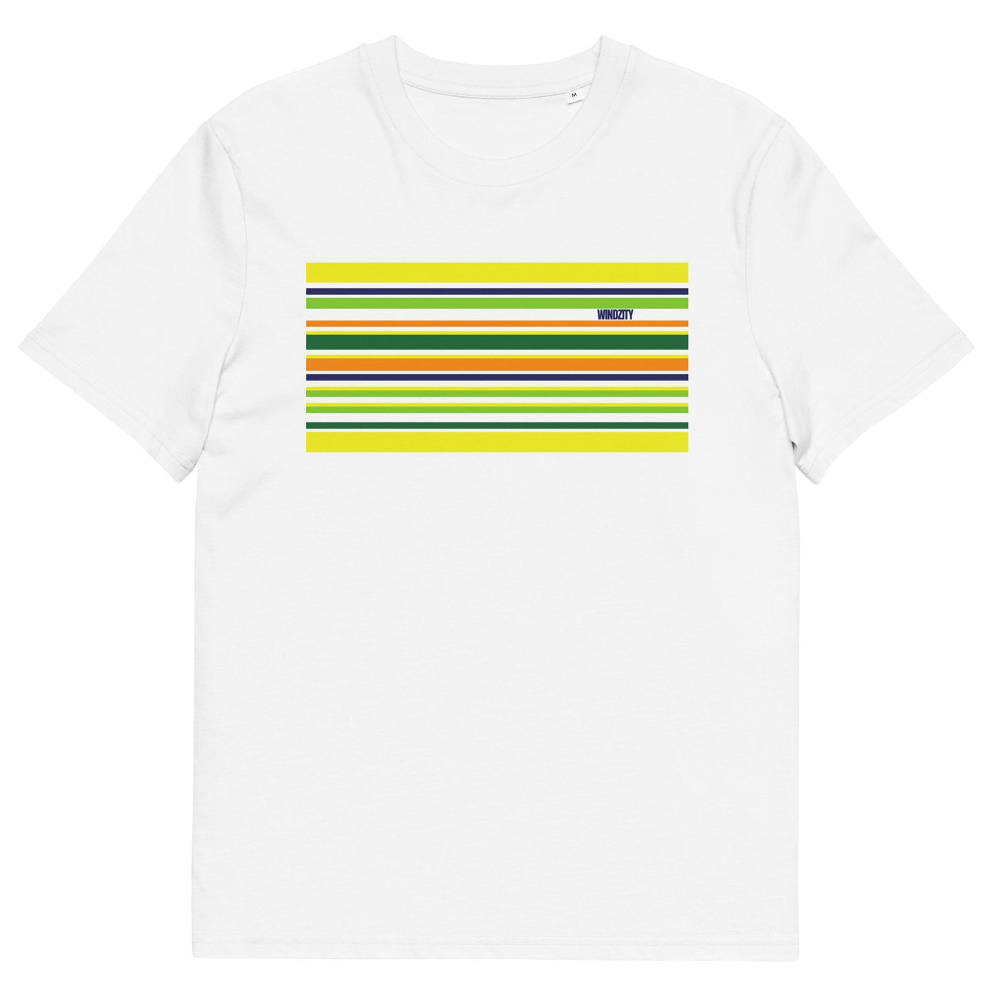 Camiseta de algodón orgánico unisex Stripes Two